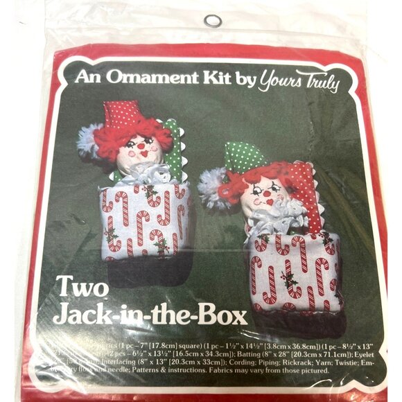 Two Jack-In-The-Box Ornament Kit By Yours Truly - Picture 1 of 4
